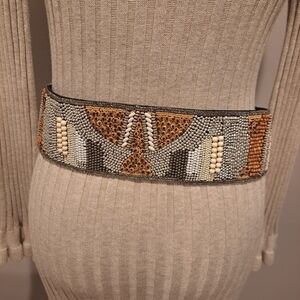 🆕 & Other Stories Beaded Black and Brown Belt